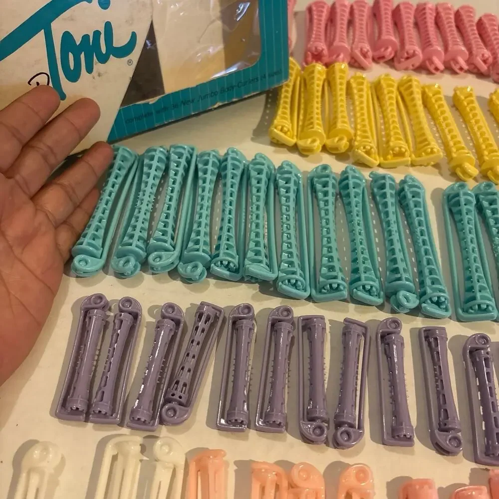 Vintage Toni Smooth N Sleek Home Permanent Wave Kit Curvers Curlers Boxed Lot 74
